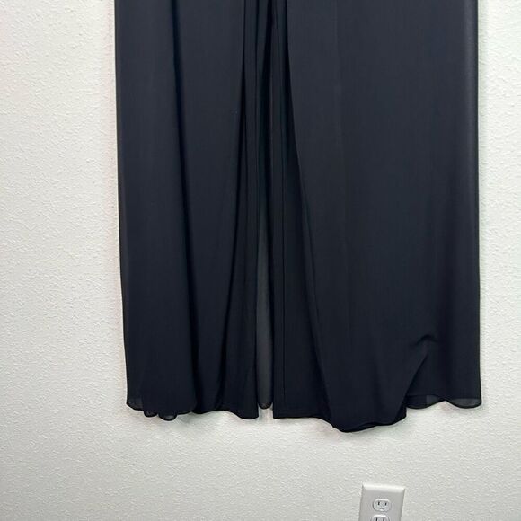 Joseph Ribkoff Black Trends Crepe Layered Palazzo Wide Leg Pants Women’s Size 4 - Picture 3 of 15
